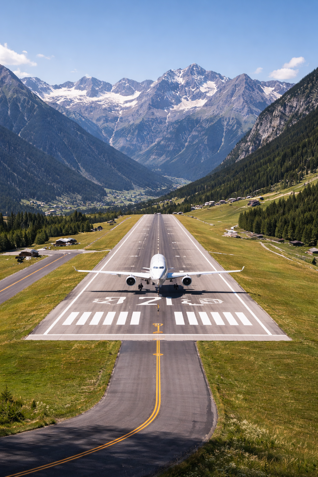 네팔 루클라 공항 산악 활주로