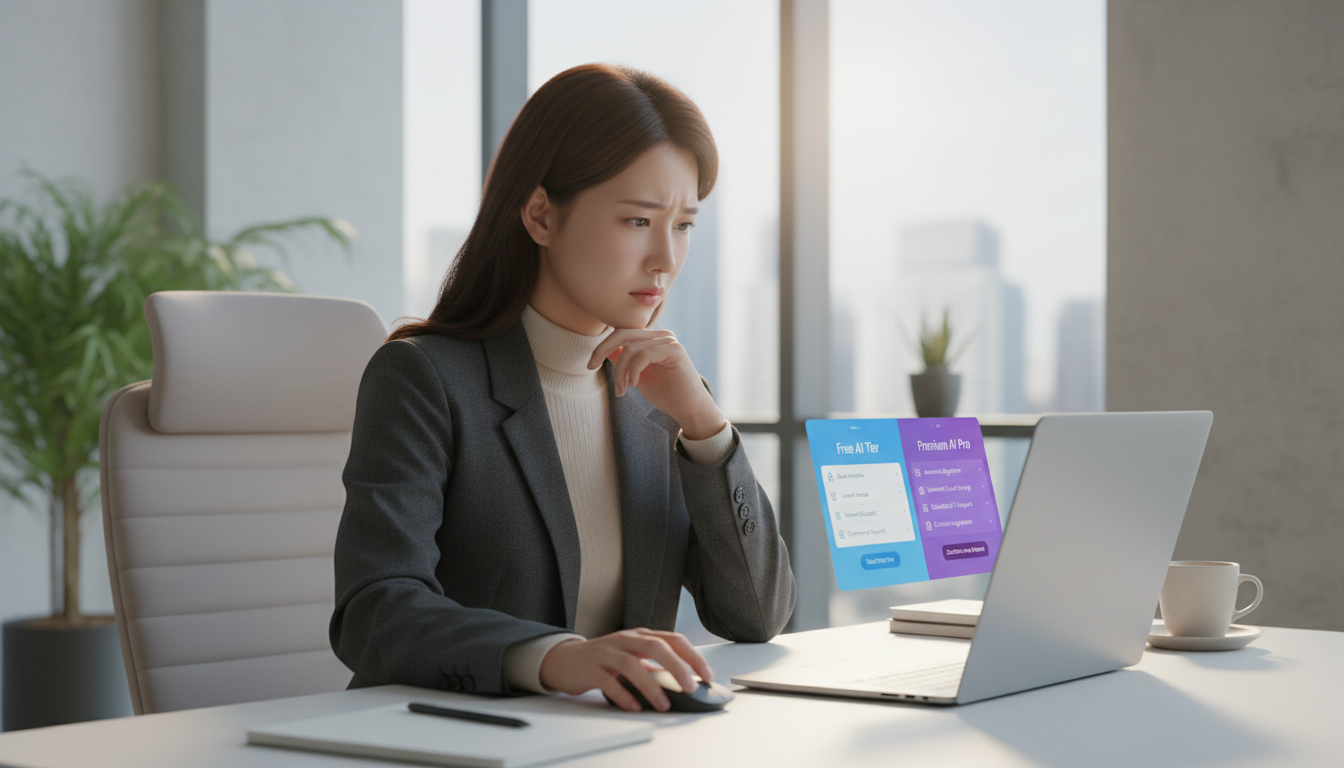 무료 AI로 충분한가 — 유료 업그레이드가 필요한 사람의 기준