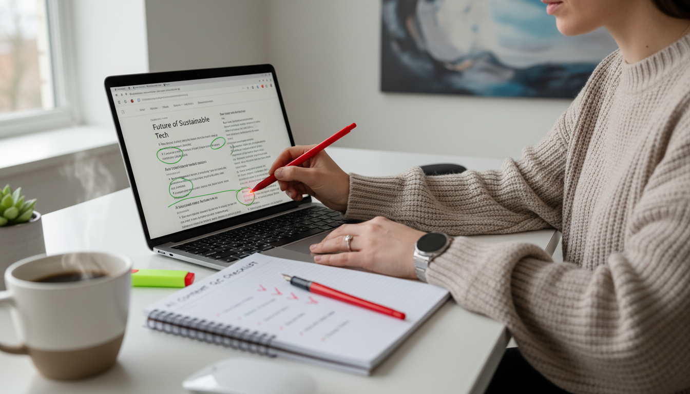 AI 콘텐츠 검수 체크리스트: 발행 전 반드시 확인할 것