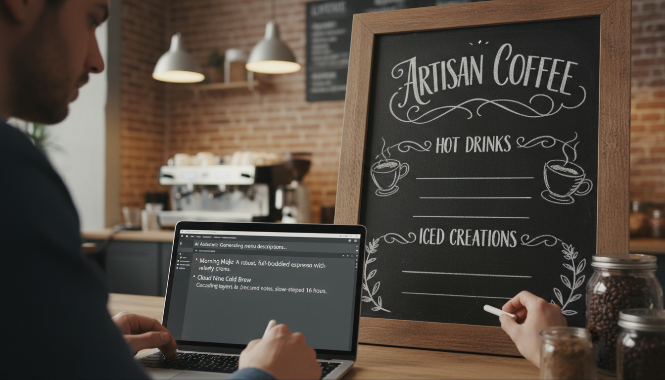 카페·음식점 AI 활용법: 메뉴 설명부터 리뷰 응대까지 자동화 [2026]