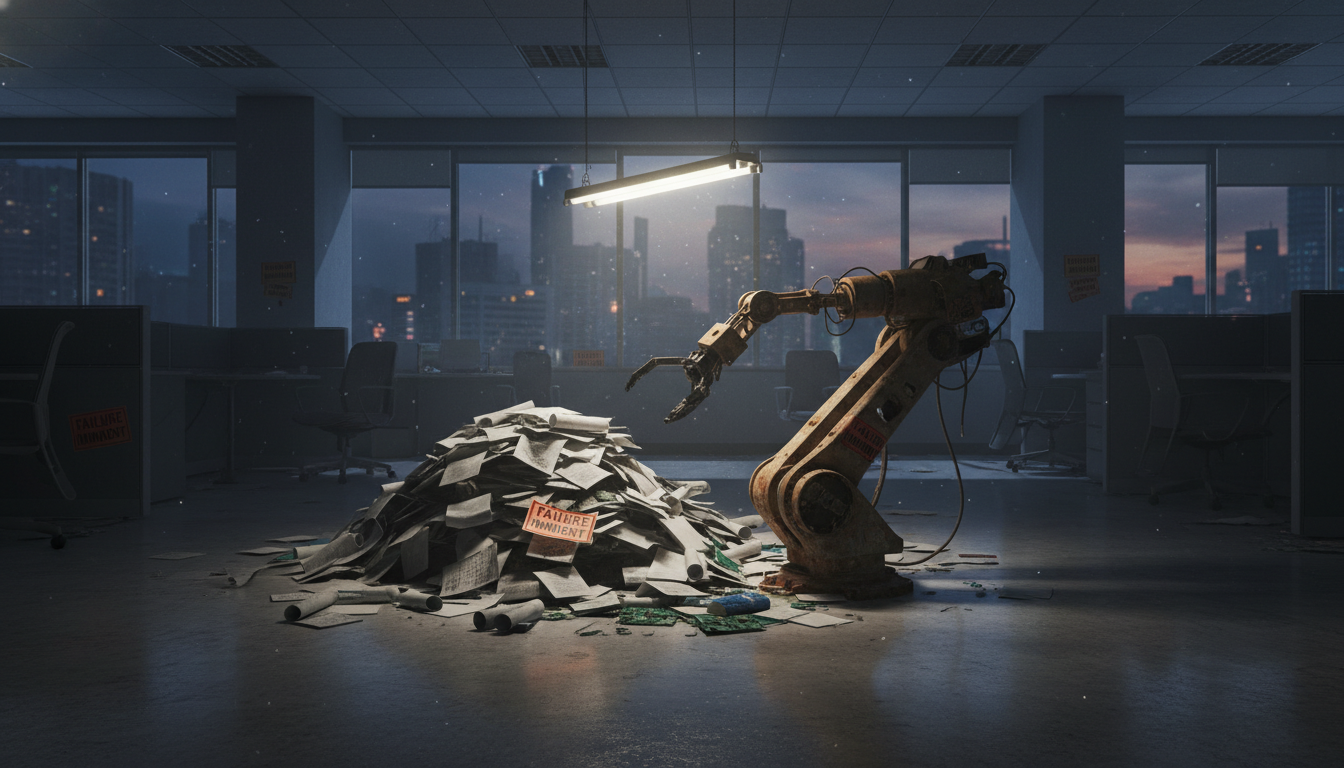 AI 도입 실패 사례 분석: 기업이 반복하는 4가지 실패 유형과 해결법 [2026]