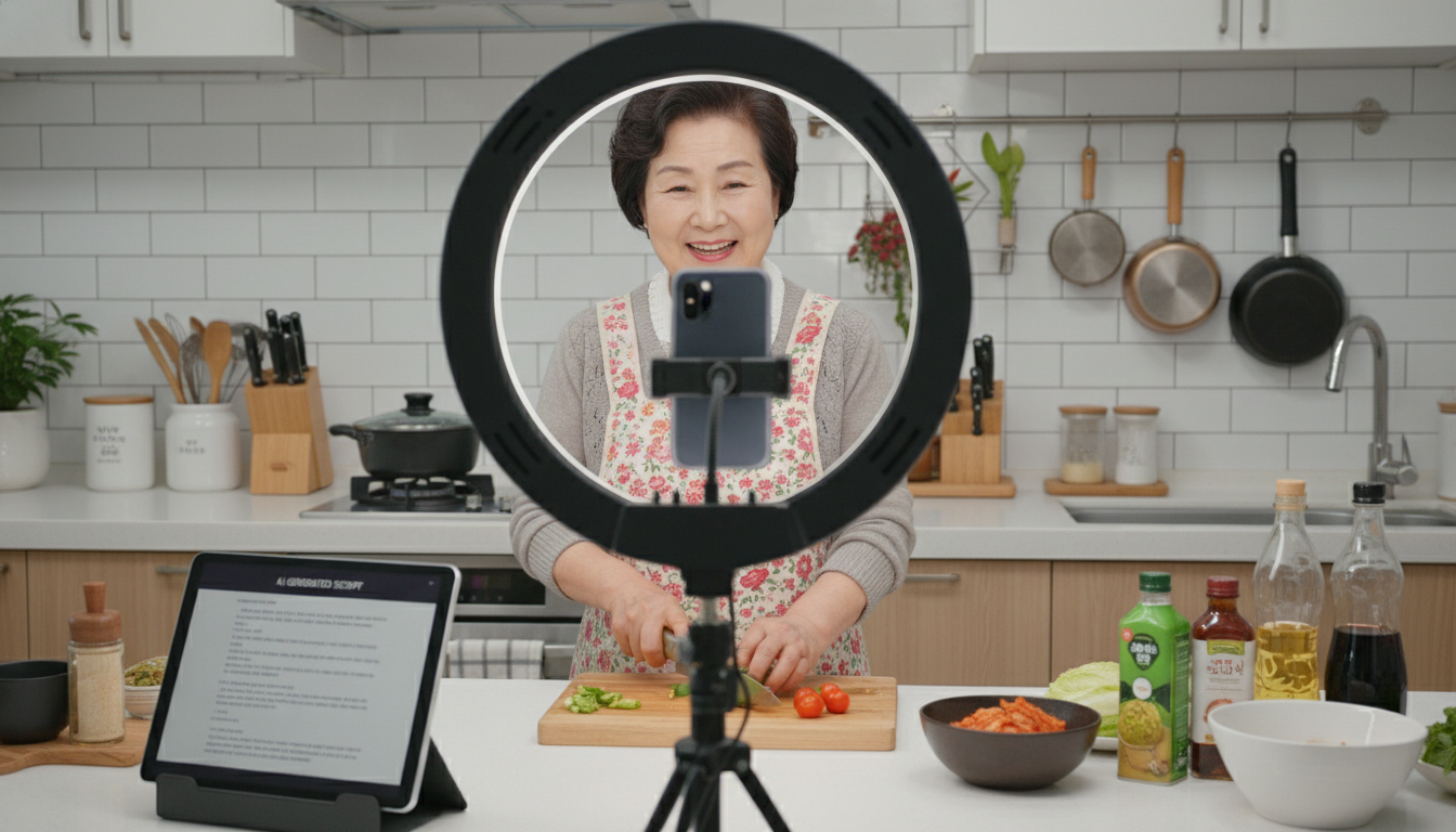 시니어 유튜버 AI 대본 작성법: 60대 유튜브 시작 ChatGPT 가이드 [2026]