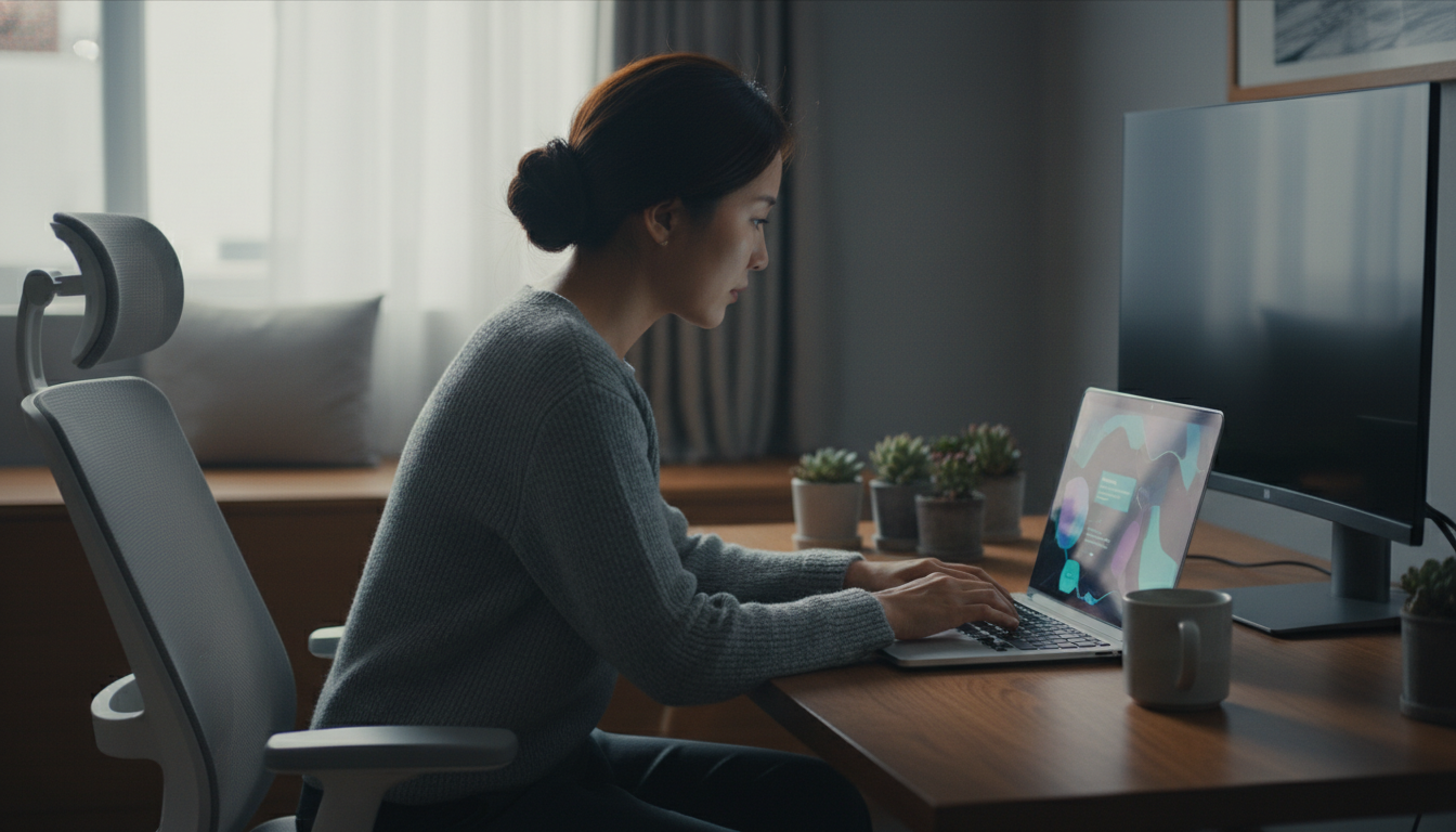 프롬프트를 직접 작성하는 직장인