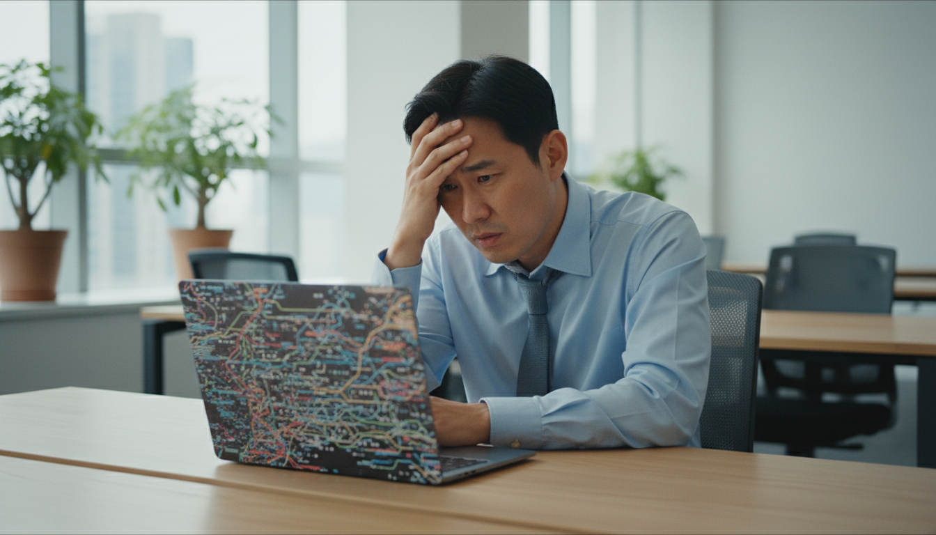 나쁜 프롬프트로 AI의 엉뚱한 답변을 받고 실망한 직장인