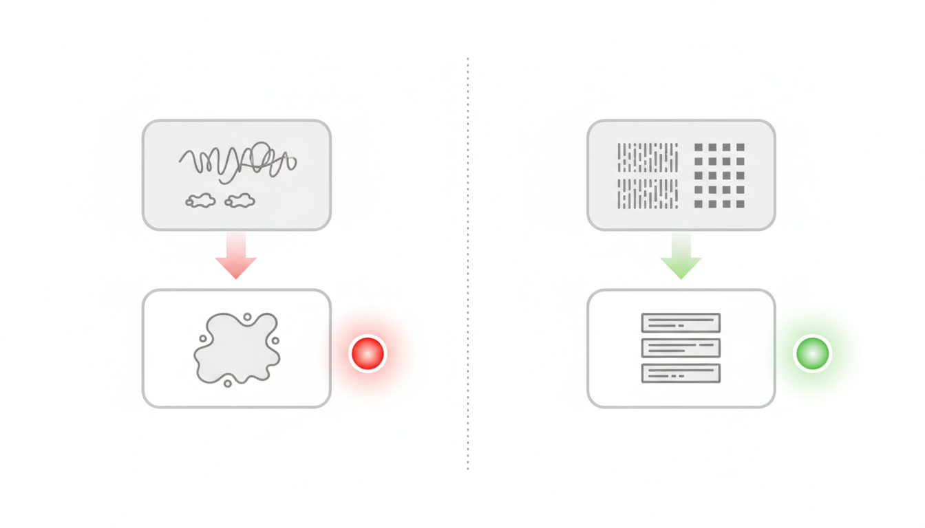 보고서 요약 프롬프트 비교 다이어그램