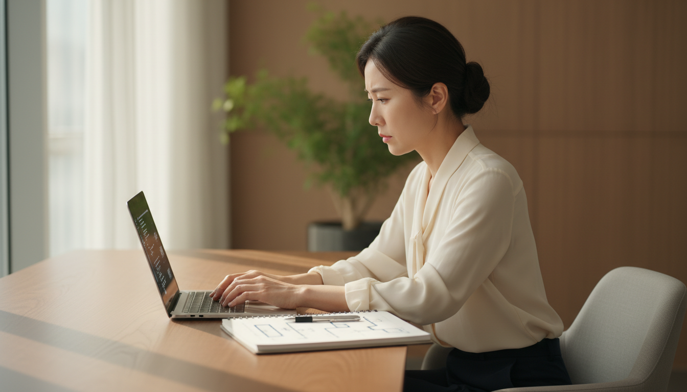 RCTF 공식을 적용해 프롬프트를 작성하는 직장인