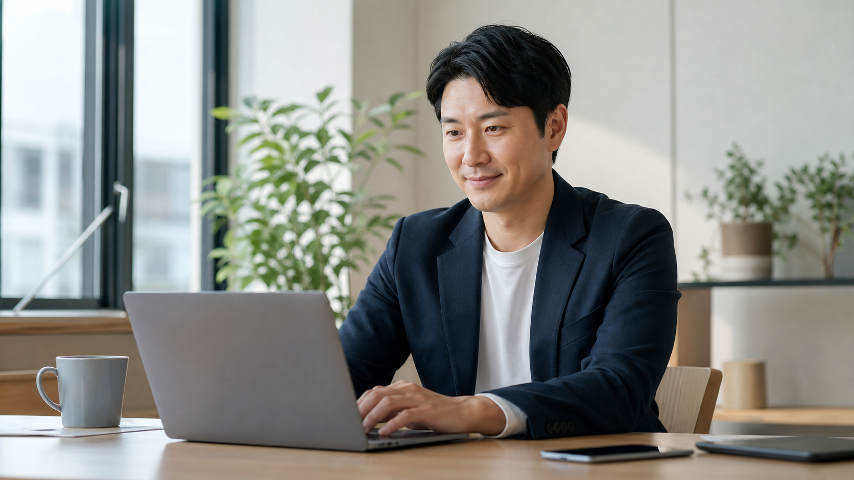 ChatGPT 사용에 익숙해진 입문자가 자신감 있게 대화하는 모습