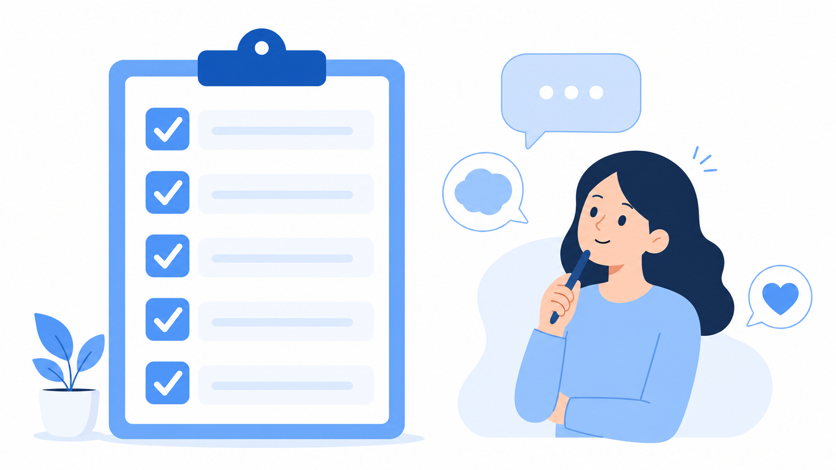 FAQ 생성 프롬프트 활용을 점검하는 체크리스트 인포그래픽