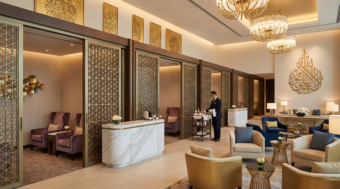 세계 최고급 라운지 - 고급스러운 인테리어와 프라이빗 공간