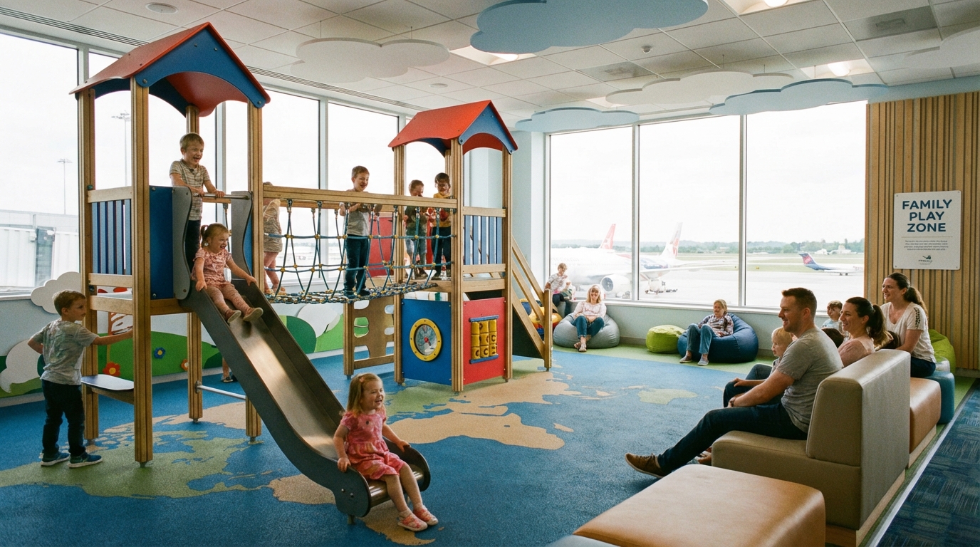 공항 키즈존 - 어린이들이 놀 수 있는 놀이시설