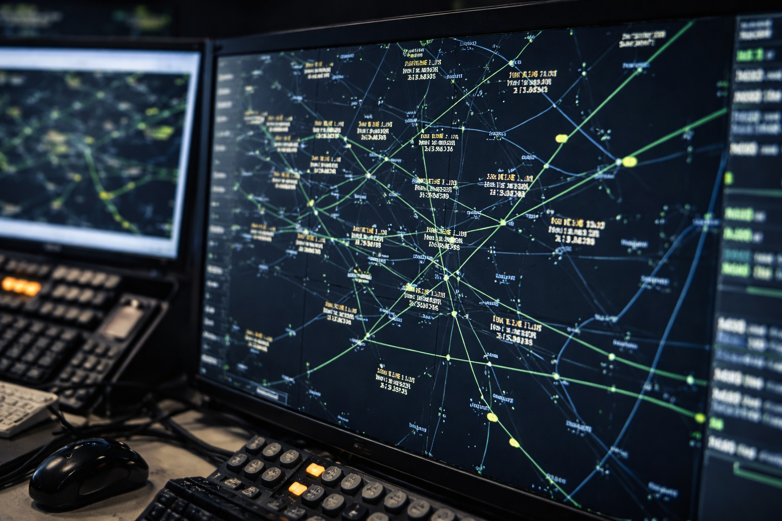 TCAS 디스플레이 화면