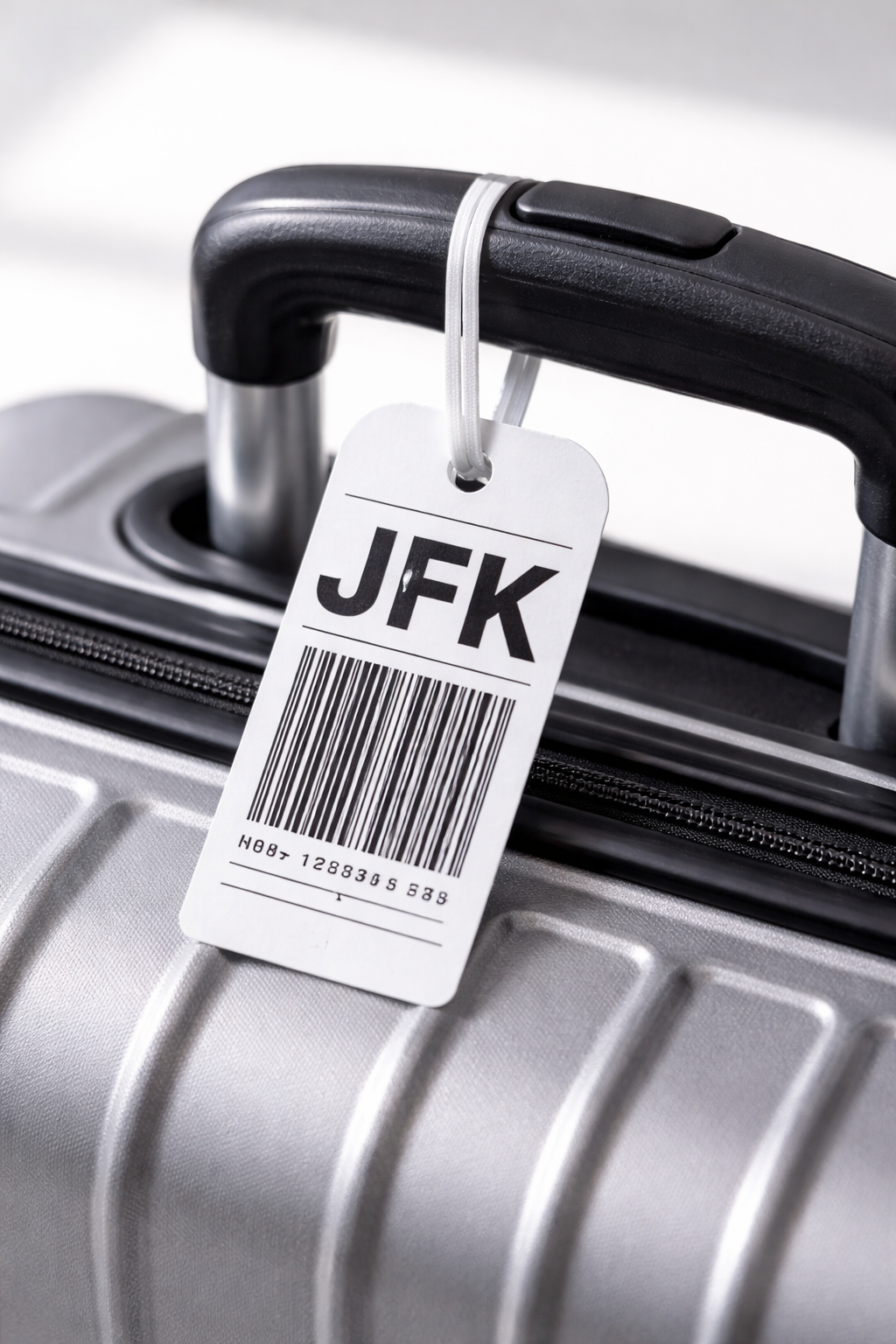 1950년대 수하물 태그와 현대 태그 비교