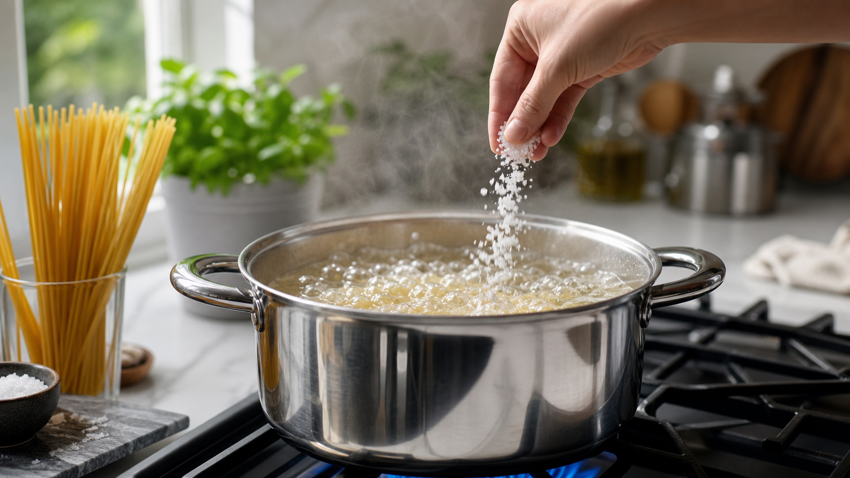 How Much Salt in Pasta Water? The 1% Ratio Explained (2026)