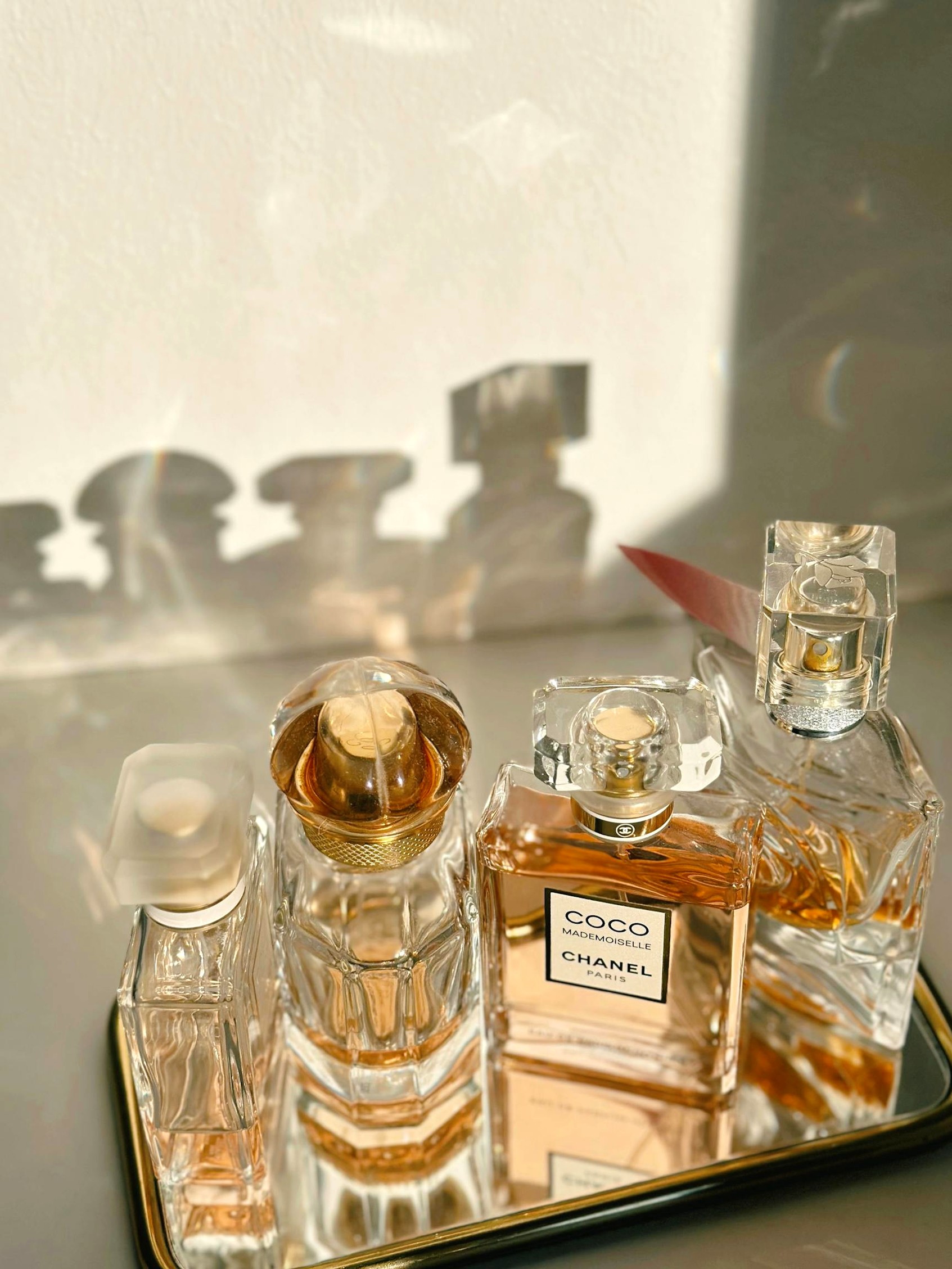 고급 향수 트레이 디스플레이